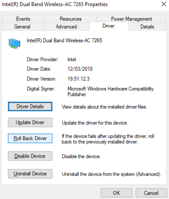 Performing a driver rollback - Installing and Configuring Windows 10: ...