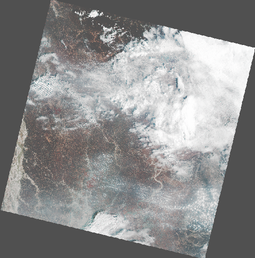 False color composite - Hands-On Geospatial Analysis with R and QGIS [Book]