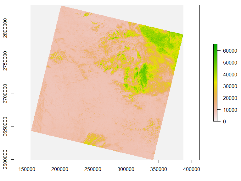 Reading raster data - Hands-On Geospatial Analysis with R and QGIS [Book]