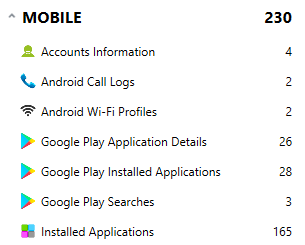 Analyzing data in Magnet AXIOM - Learning Android Forensics - Second ...