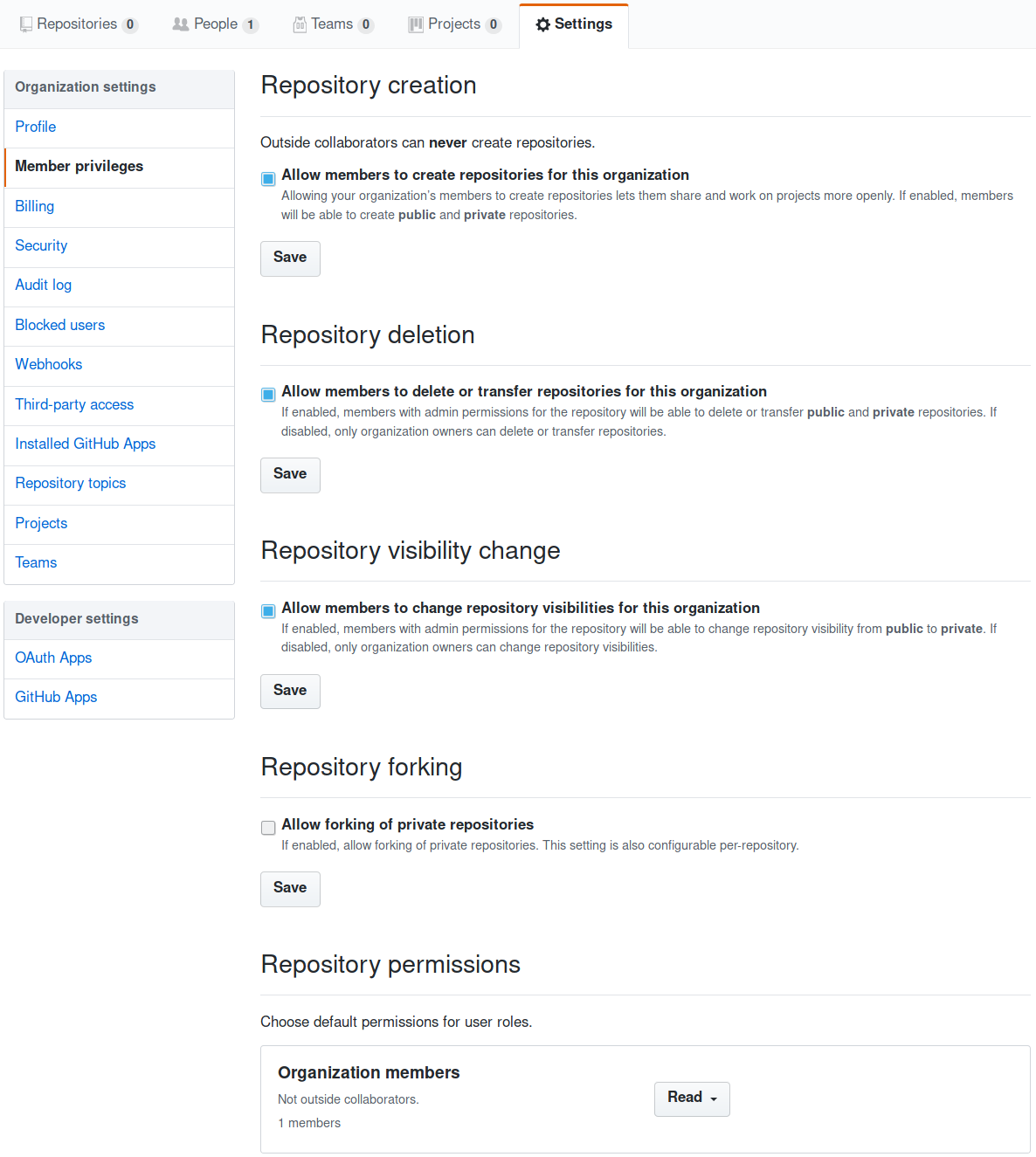 Global member privileges - GitHub Essentials - Second Edition [Book]