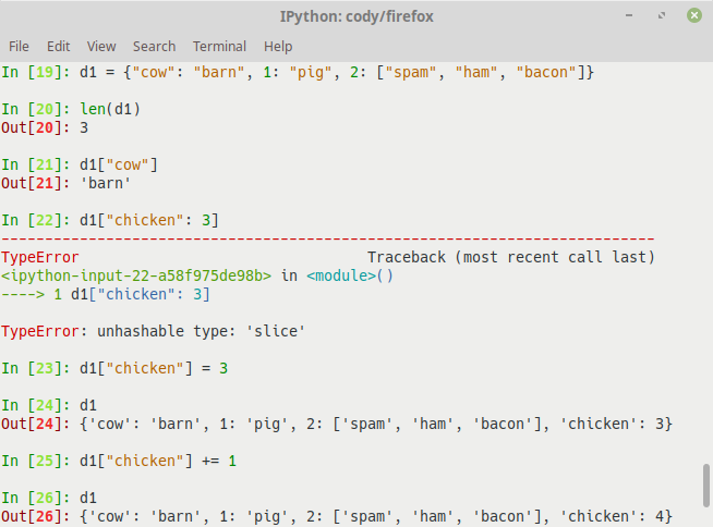 Creating dictionaries - Learn Programming in Python with Cody Jackson ...