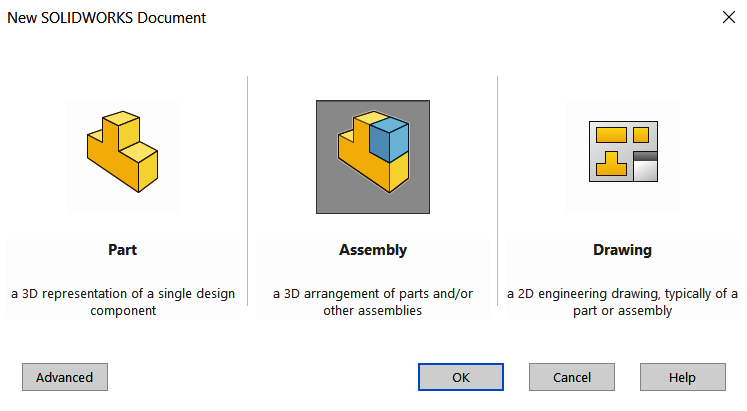 Starting an assembly file - Learn SOLIDWORKS 2020 [Book]