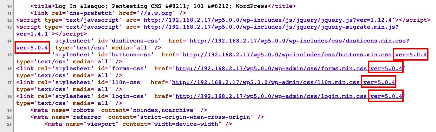 Getting the version via JavaScript and CSS files - Hands-On Web ...