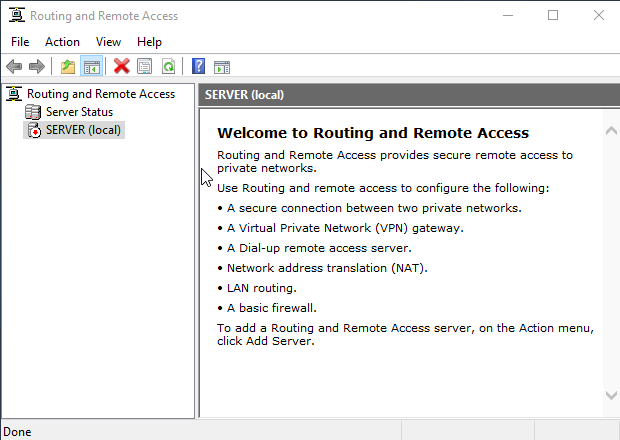 Configuring the routing and remote access component - Networking ...