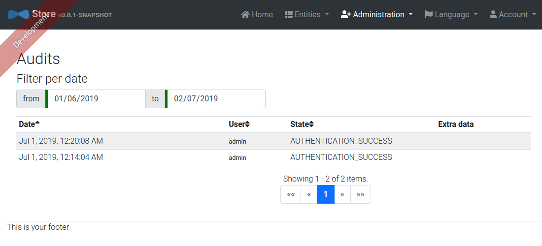 Audits - Full Stack Development with JHipster - Second Edition [Book]