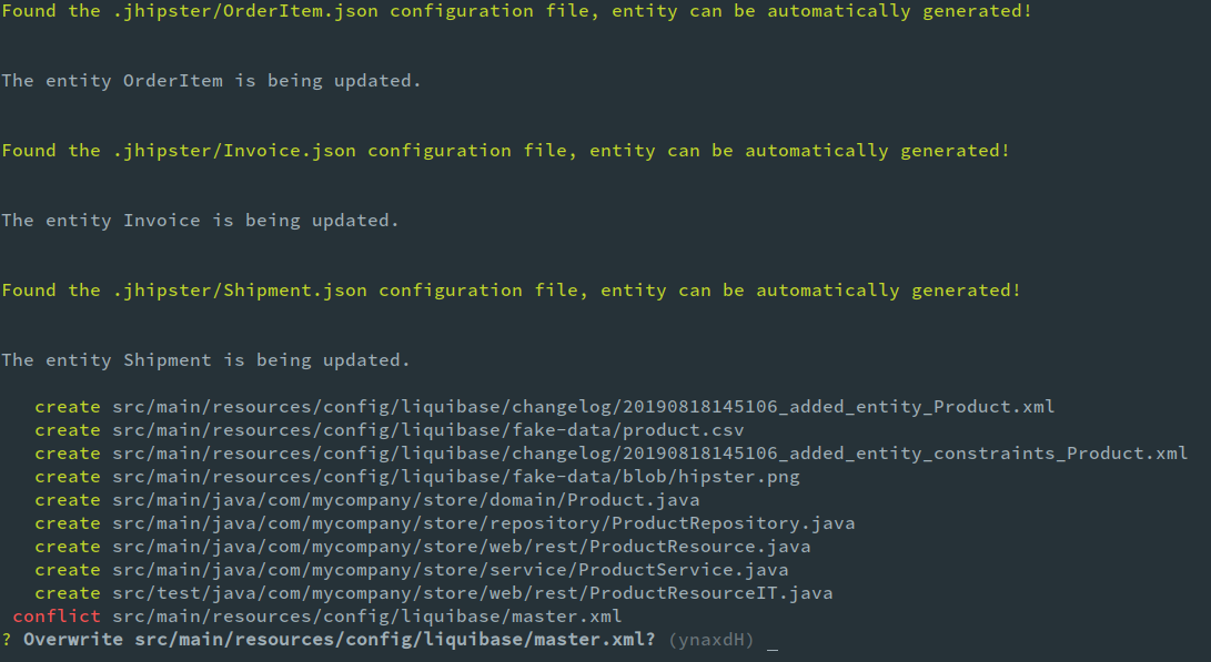 Entity generation with JHipster - Full Stack Development with JHipster ...