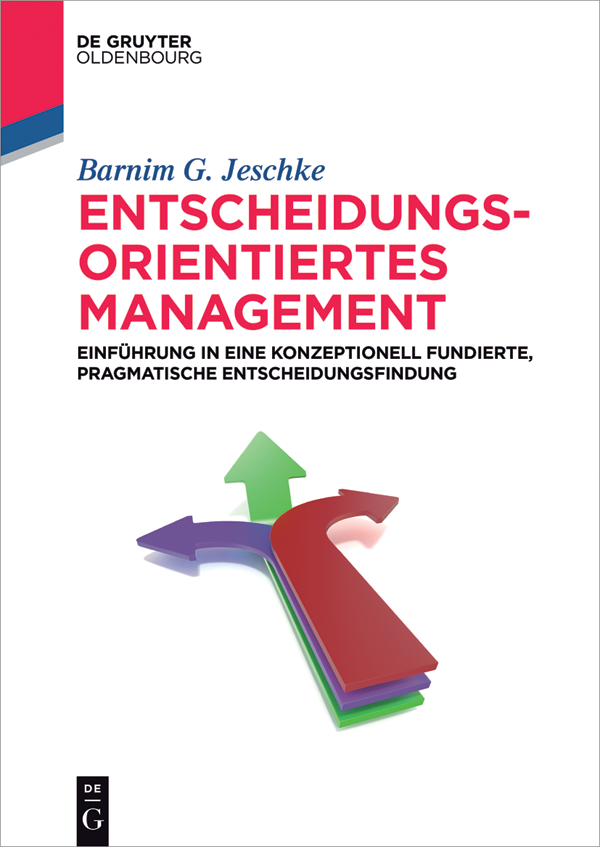 Cover - Entscheidungsorientiertes Management [Book]