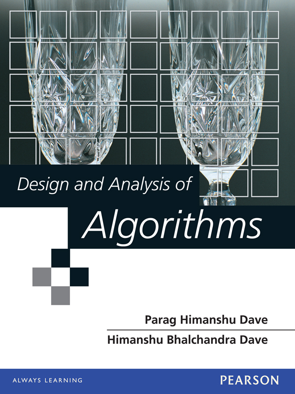 Cover - Design and Analysis of Algorithms [Book]