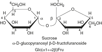 Figure 2.11 Structure of Sucrose