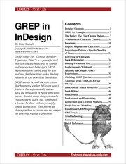 GREP in InDesign