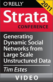 Generating Dynamic Social Networks from Large Scale Unstructured Data