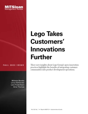 Lego Takes Customers’ Innovations Further - Lego Takes Customers ...