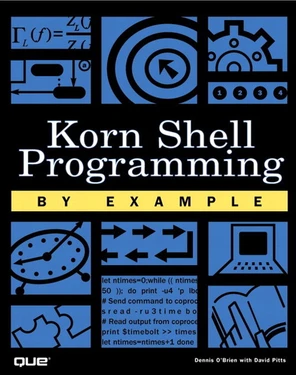 Back References - Korn Shell Programming by Example [Book]