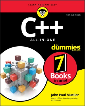 C++ All-in-One For Dummies, 4th Edition [Book]