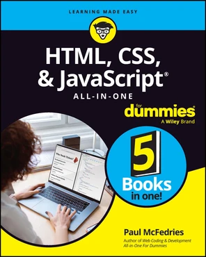 Book 1: Getting Started - HTML, CSS, & JavaScript All-in-One For ...