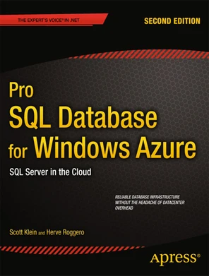 Chapter 3: Security - Pro SQL Database for Windows Azure: SQL Server in ...