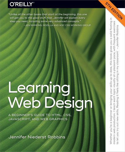 Cover Image for Learning Web Design by Jennifer Robbins