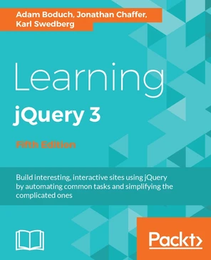 The value of form controls - Learning jQuery 3 - Fifth Edition [Book]