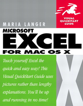 Autofit Microsoft Excel X For Mac Os X Visual Quickstart Guide Book