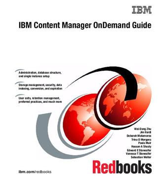 Chapter 4. Database structure - IBM Content Manager OnDemand Guide [Book]