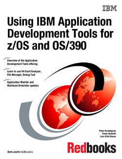 Using IBM Application Development Tools for z/OS and OS/390