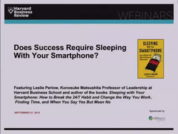 Does Success Require Sleeping With Your Smartphone?