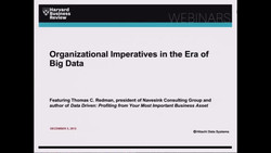 Organizational Imperatives in the Era of Big Data