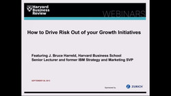 How to Drive Risk Out of your Growth Initiatives