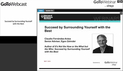 It's Not the How or the What but the Who: Succeed by Surrounding Yourself with the Best