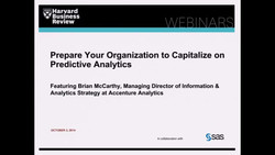 Prepare Your Organization to Capitalize on Predictive Analytics