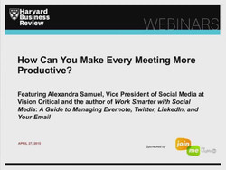 How Can You Make Every Meeting More Productive?