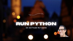 Run Python in GitHub Actions