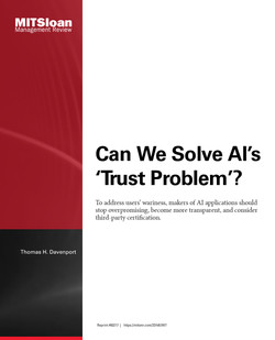 Can We Solve AI’s ‘Trust Problem’?