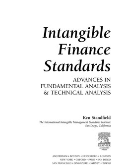 Intangible Finance Standards