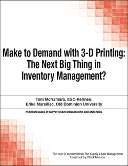 Make to Demand with 3-D Printing: The Next Big Thing in Inventory Management?