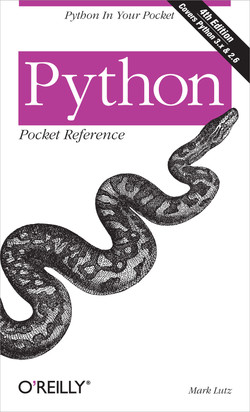 Python Pocket Reference, 4th Edition