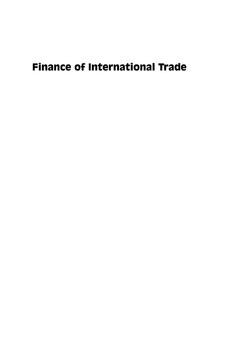 Finance of International Trade