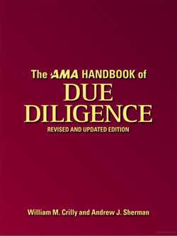 The AMA Handbook of Due Diligence