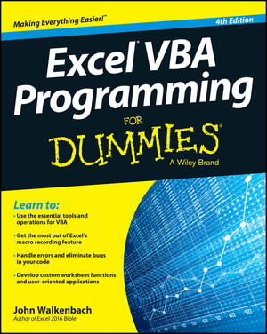 Chapter 3: Working in the Visual Basic Editor - Excel VBA Programming ...