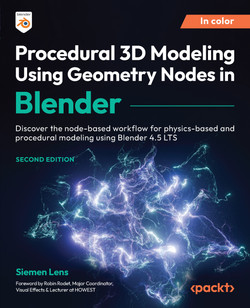 Procedural 3D Modeling Using Geometry Nodes in Blender - Second